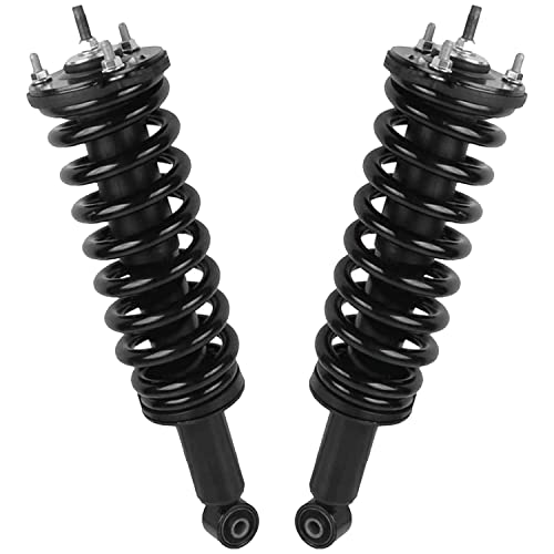Image of Detroit Axle - 8pc Front Suspension Kit for 03-06 Toyota Tundra, 2 Struts & Coil Spring 2 Sway Bars 4 Tie Rod Ends 2004 2005 2006 Replacement