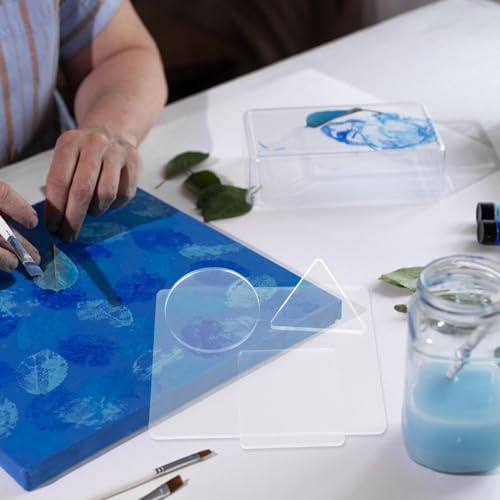 Placa de gel reutilizable para pintar sin manchar en dibujo infantil A5 7