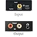 DAC Audio Converter, AMANKA Digital to Analog Audio Converter with Digital Optical Toslink and Coaxial Inputs to Analog RCA and AUX 3.5mm (Headphone) Outputs Fiber Cable Included