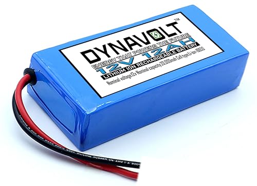 Image of DYNAVOLT 12V 12AH Lithium ion Rechargeable Battery with Advanced BMS Protection 12v 12,000mah Battery for Agriculture Spray Pump,Solar Street Light,Projects & Kids Driven Cars(Toys) etc