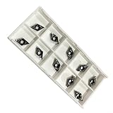 10 Stück DCGT070202-AK N01 Hartmetall-Drehmaschinen-Einsatz für Aluminiumverarbeitung bietet stabile Leistung und Langlebigkeit für Metallbearbeitung und Drehmaschinen