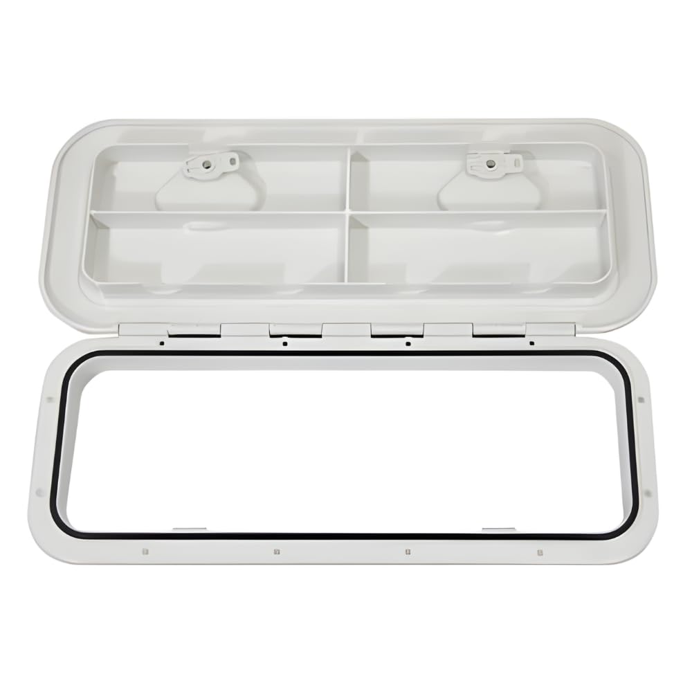 Seaflo Marine barco cubierta tapa de acceso escotilla & 23.9 "x 9,5," blanco, 607 335 mm x 243 mm)