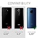 kwmobile Case Compatible with Huawei Mate 20 Pro Case - TPU Silicone Phone Cover with Soft Finish - Black Matte