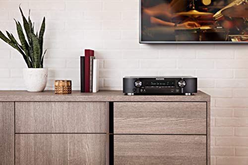 Marantz NR1510 5.2-Kanal AV-Receiver, HiFi Verstärker, 50W, 4K, Dolby Audio, HEOS Built-in, 6 HDMI...