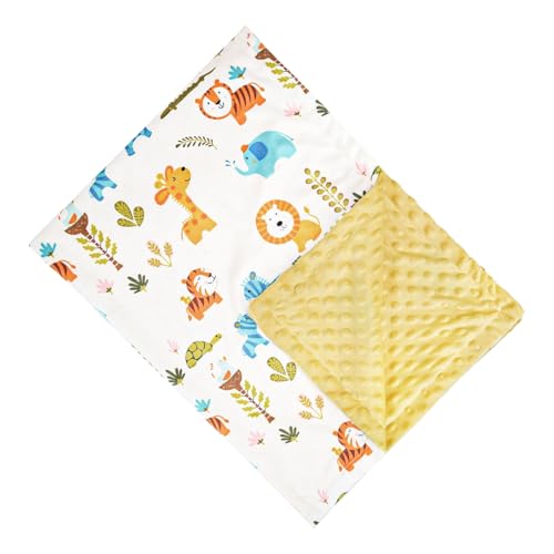 Manta de bebé – Edredón cálido y transpirable, manta de peluche 75 x 100 cm | Para cuna, niña, niño, aire acondicionado, cumpleaños, decoración casa, dormitorio, sofá, invierno
