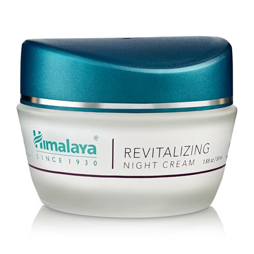 Himalaya Revitalizing Night Cream for Damaged & Aging Skin, Daily Deep Moisturizing Overnight Repair Treatment, For All Skin Types, 1.69 oz