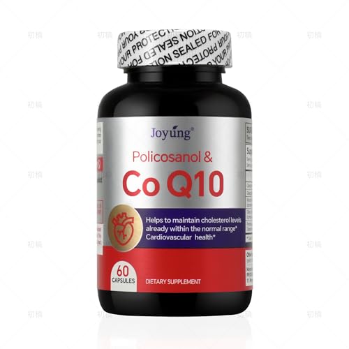 Joyung Policosanol & CoQ10 Supplement, 200mg Coenzyme Q10 with Gi...