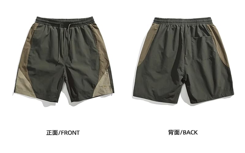 Short patchwork homme décontracté pour le fitness et les loisirs - 5