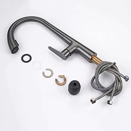 Robinet d'évier de cuisine chaude et eau froide avec jet double - 2
