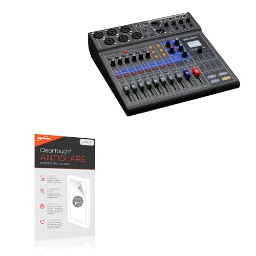 BoxWave Screen Protector Compatible with Zoom LiveTrak L-8 - ClearTouch Anti-Glare (2-Pack), Anti-Fingerprint Matte Film Skin