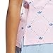 adidas Women's Originals Printed Trefoil Polo - Clear Pink/Bluebird MD