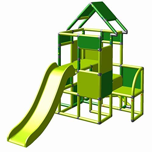 Moveandstic 6013 Grande tour de jeu Lisa avec toboggan et petite culture