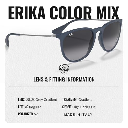 Image of Ray-Ban RB4171 ERIKA COLOR MIX Phantos Shaped Sunglasses for Women with Official RAYBAN Eyewear Kit