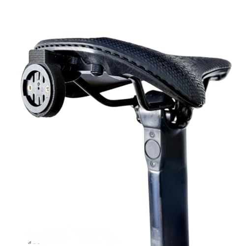 Saddle Mount Intended For Garmin Varia, Fits Specialized, Pinarello, Or Sella Italia Saddles. Carbon Fiber, 3 Size Options, Black (large), Made In Usa.