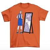 RatTrapTees Alex Caruso Mirror Goat Oklahoma City Basketball T-Shirt (US, Alpha, Large, Regular, Regular, Natural)