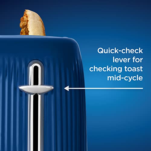Oster-Retro-2-Slice-Toaster-with-Quick-Check-Lever-Extra-Wide-Slots-Impressions-Collection-Blue Oster Retro 2 Slice Toaster with Quick Check Lever Extra Wide Slots Impressions Collection Blue