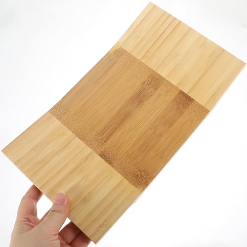 Bandeja para sushi estilo japonés de bambú beige miniatura 4