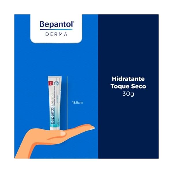 Bepantol Derma Toque Seco 30g, Oil Free, Hidratante Facial e Corporal - Imagem 3