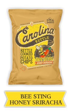 Carolina Kettle Kettle Cooked Potato Chips, Honey Sriracha, 5 Oz