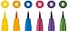 Faber-Castell PITT Artist Brush Pens, Basic, 6-Pack