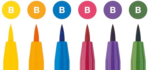 Image of Faber-Castell Pitt Artist Basic Color Pen Set - Pack of 6
