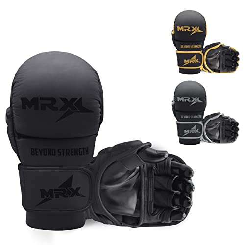 Mrx Mma Professional Protective Grappling Gloves 7Oz Muay Thai Training Kickboxing Punching Sparring Sports Cage Fighting Combat Glove Boxing Punching Glove Mitts #TOP29