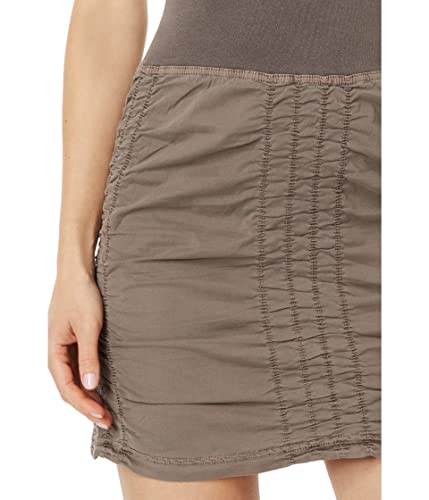 XCVI Wearables Solid Trace Skirt Mink XL (Women's 16)3