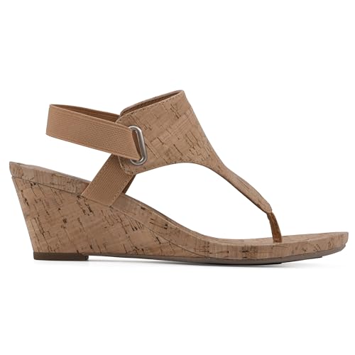 Image of WHITE MOUNTAIN Women's All Good Cork Wedge Sandal
