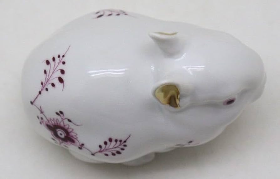 ロイヤルコペンハーゲン バーガンディ ウサギ フィギュリン 陶器置物