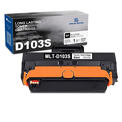 Image of D103S MLT-D103S Black Toner Cartridge - Replacement for Samsung 103S MLT-D103S Toner ML-295x 2951ND 2951D 2950ND 2955ND 2955DW SCX-4728FD 4729FW Printer, 1 Pack