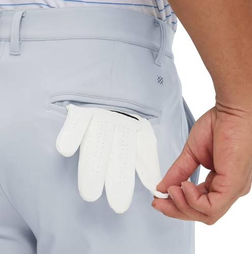 M MAELREG Dress Pants for Men Straight Fit Lightweight Water-Resistant Travel Casual Thermal Stretch Golf Pants Men Misty Grey - Image 5