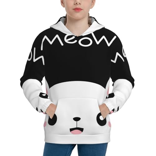 Cats Group Kid Hoodies Boys Sweatshirts Girls Pullover with Pocket