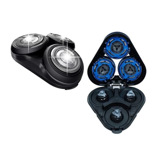 SH50 �����p�V�F�[�o�[�w�b�h�A�t�B���b�v�X�V���[�Y 5000 S5370 S5571 S5420 S5140 S5078 S5077 S5050 S5082 S5380 S5400 �J�~�\���n�ƌ݊�������(1 set of shaver head)
