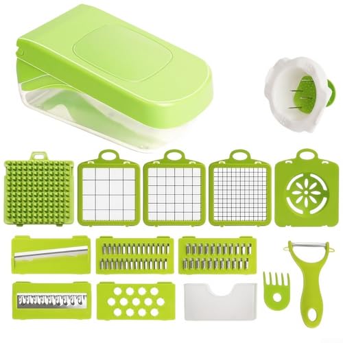 Cortador multifunción 10 en 1 para verduras y frutas miniatura 1