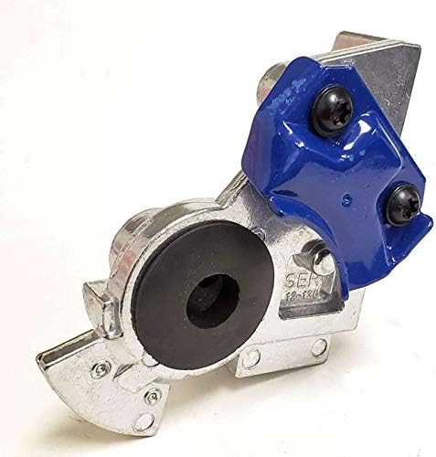 (PHI12-136) Blue Service Air Gladhand 38D Angle Mount 3/8" Female Pipe Works with Tractor/Trailer