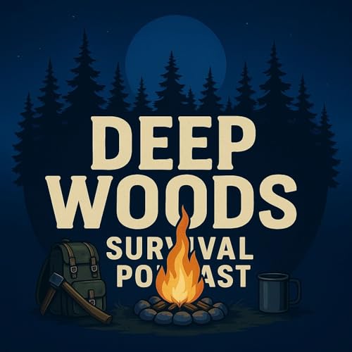 Page de couverture de Deep Woods Survival Podcast, talking about everything survival.