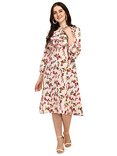 Image of OOMPH! Women's Wrap Knee Length Dress