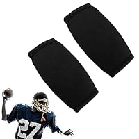 CHENNAN 2 Stück Kinnpolster für rugbyhelm Helmpolster Kinnpolster Bequemes Football-Helm-Zubehör Schutzpolster für Fahrradhelm Kinnpolster für eishockeyhelm Kinnriemenabdeckung (Schwarz)