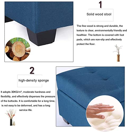 Tabouret de rangement compact pour optimiser les petits espaces