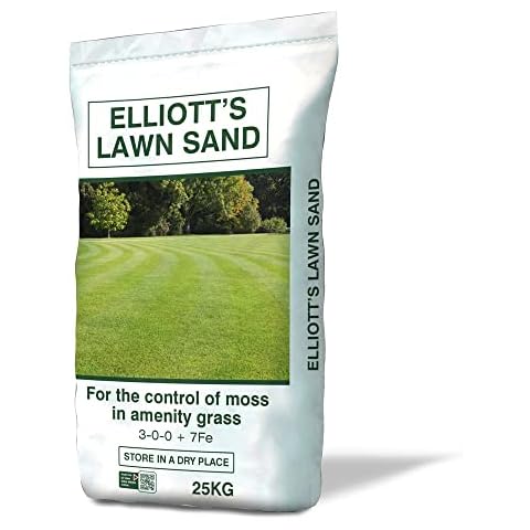 Lawn Sand for Moss Control 3-0-0 + 7% Iron, 25kg | Covers 367m² Cover