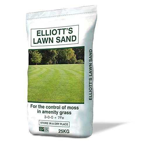 Lawn Sand for Moss Control 3.5-0-0 + 3.6% Iron 25kg | Covers 367m