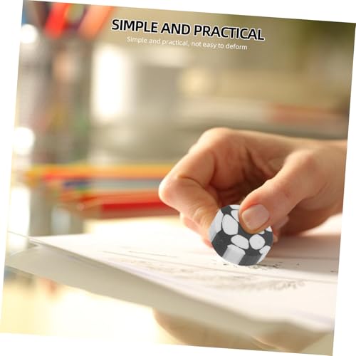 DOITOOL 20個 サッカーボール型消し 向け消し 学校用素材のかわいい筆記用具 学習モチベーション向上に スポーツモチーフの景品や誕生日パ