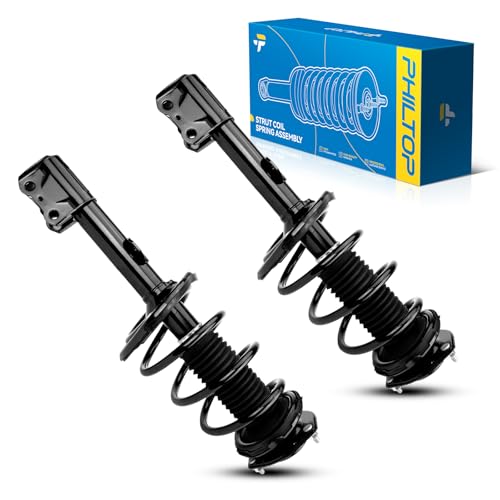 Image of PHILTOP Front Complete Struts Assembly with Coil Spring For 2008-2011 Toyota Highlander 172483 /172484-Quick Loaded Suspension
