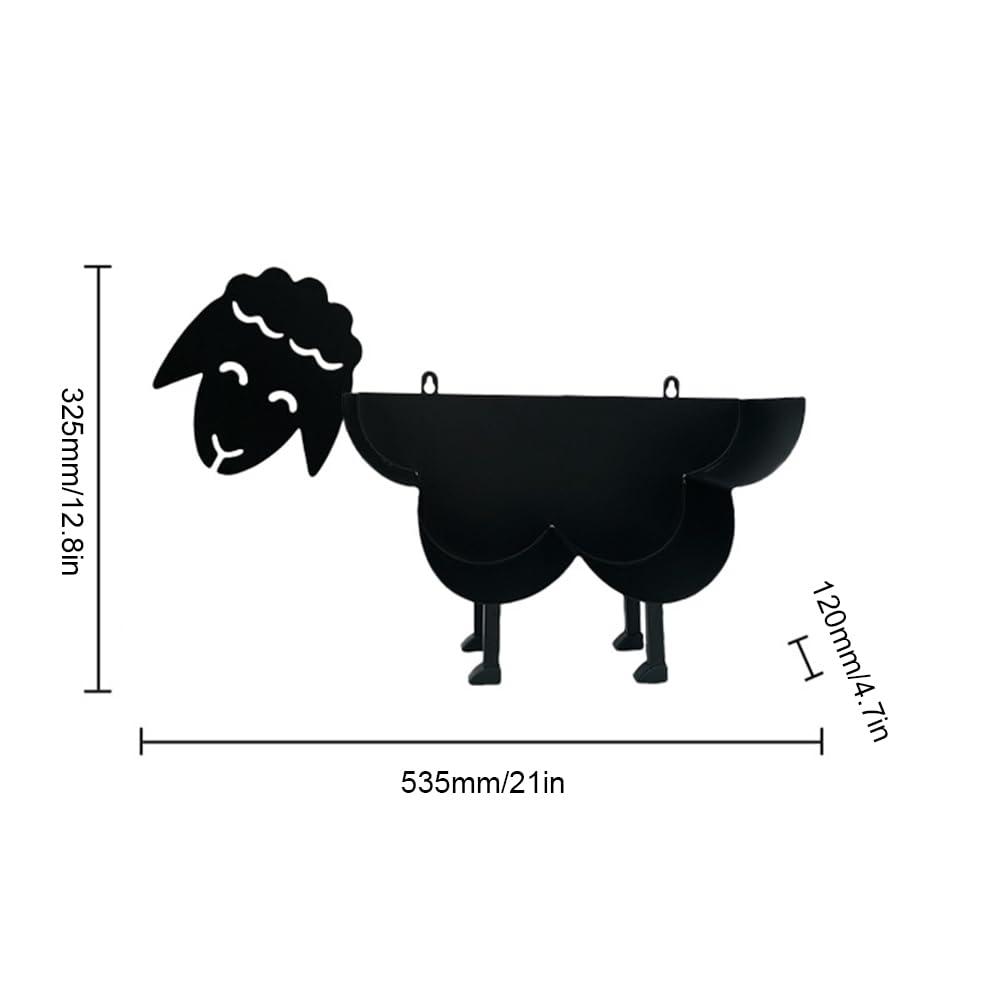 Umikk Porte-rouleau De Papier Toilette Noir En Métal - Motif