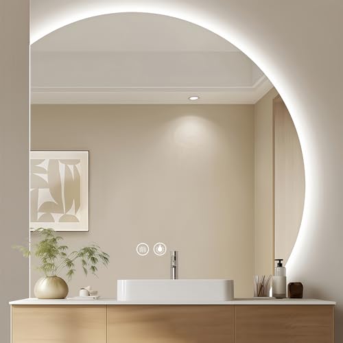 Miroir LED antibuée et rétroéclairé pour un maquillage parfait sans buée