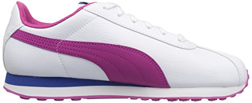Image of PUMA Unisex-Child Turin II Slip on Sneaker, White-Ultra Magenta, 7 M US Big Kid