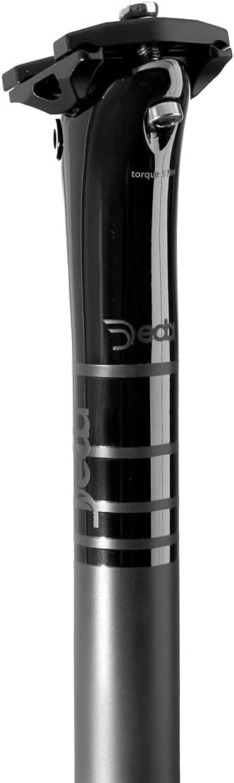 Deda Elementi RS Carbon Seatpost, POB (Polish on Black), ø27.2mm (350mm), 0mm Setback (in-Line)