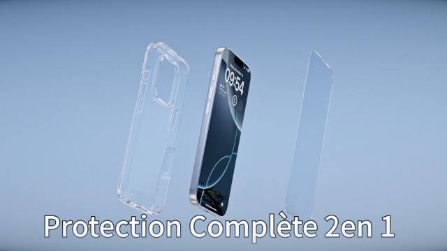 Qasyfanc Coque Protection Caéra Copatible Avec IPhone 13 Et Verre Trepé, [Protection