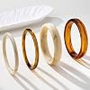 IF ME Acrylic Bangles Bracelets for Women, Irregular Acrylic Resin Chunky Bracelets Geometric Fashions Thick Statement bangle Set