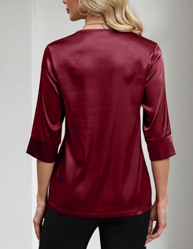 Save 50% on Women's Silk Satin Tops with Code KX4AX7GF - Image 2